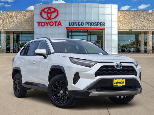 White 2023 Toyota RAV4 Hybrid SE