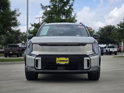 Ivory Silver 2024 Kia EV9 GT-Line