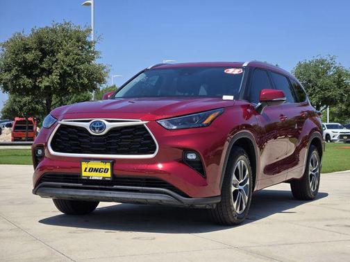 Ruby Flare Pearl 2022 Toyota Highlander Hybrid XLE