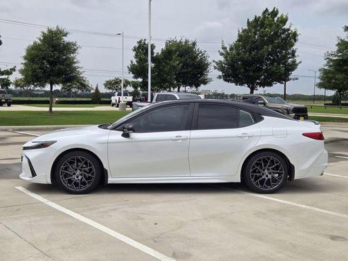 Midnight Black Metallic 2025 Toyota Camry XSE