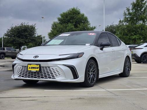 Midnight Black Metallic 2025 Toyota Camry XSE