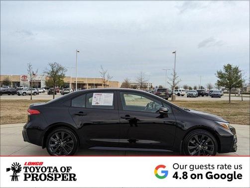 Midnight Black Metallic 2024 Toyota Corolla SE