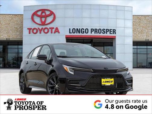 Midnight Black Metallic 2024 Toyota Corolla SE