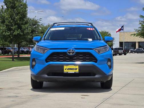 Blue 2021 Toyota RAV4 XLE
