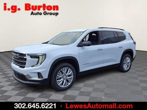 Glacier White 2026 GMC Acadia Elevation