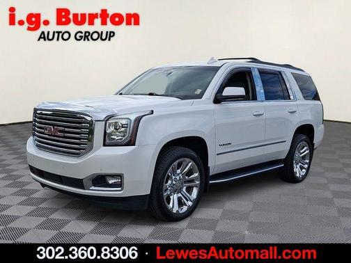 White Frost 2018 GMC Yukon SLT