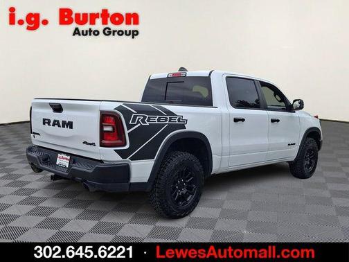 Bright White Clearcoat 2025 RAM 1500 Rebel