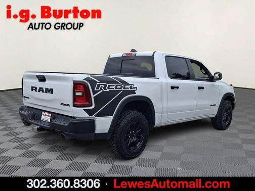 Bright White Clearcoat 2025 RAM 1500 Rebel