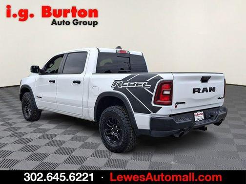 Bright White Clearcoat 2025 RAM 1500 Rebel