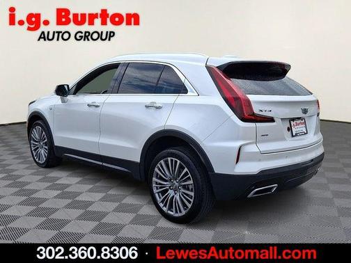 Crystal White 2024 Cadillac XT4 Premium Luxury