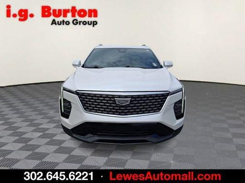 Crystal White 2024 Cadillac XT4 Premium Luxury