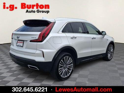 Crystal White 2024 Cadillac XT4 Premium Luxury