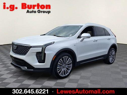 Crystal White 2024 Cadillac XT4 Premium Luxury