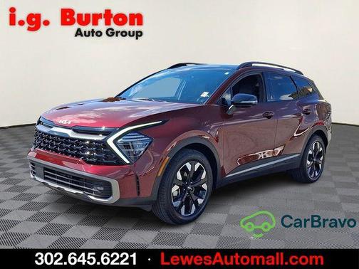 Red 2023 Kia Sportage Plug-In Hybrid X-Line Prestige