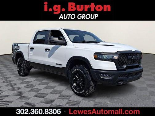 Bright White Clearcoat 2025 RAM 1500 Rebel