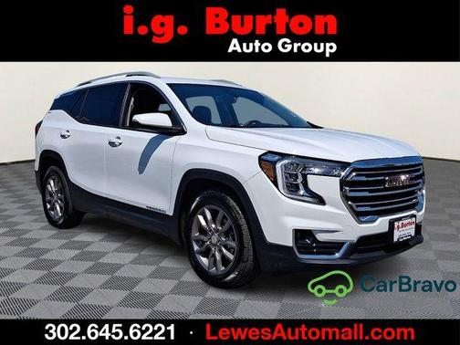Summit White 2023 GMC Terrain SLT