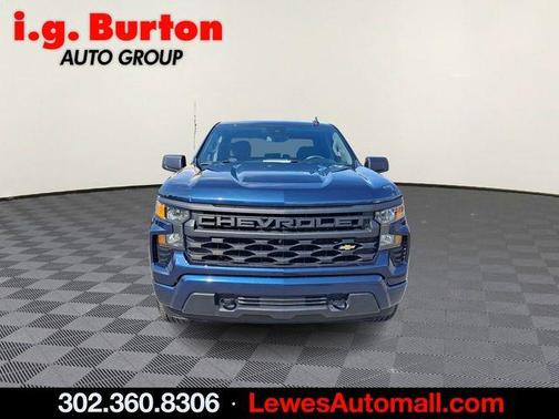 Blue Metallic 2022 Chevrolet Silverado 1500 Custom
