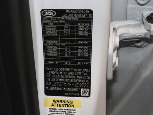 2023 Land Rover Range Rover Evoque R-Dynamic S