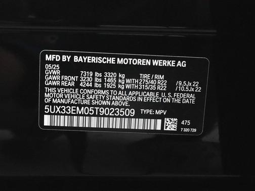 2026 BMW X7 M60i