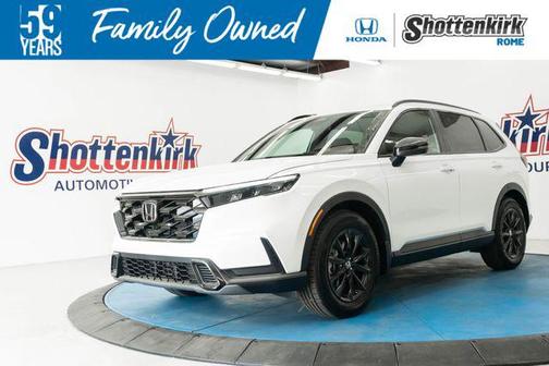 Platinum White Pearl 2026 Honda CR-V Hybrid Sport FWD