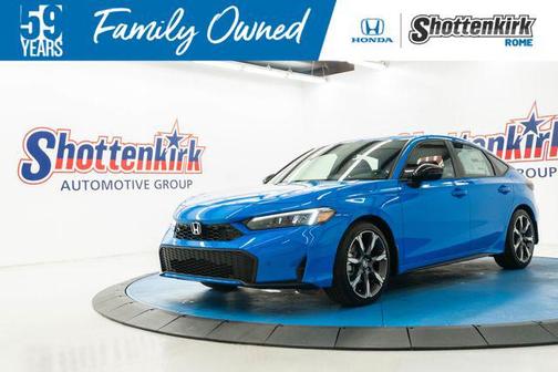 Boost Blue Pearl 2026 Honda Civic Hybrid Sport Touring