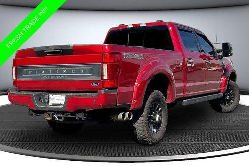 Rapid Red Metallic Tinted Clearcoat 2022 Ford F-350 Platinum