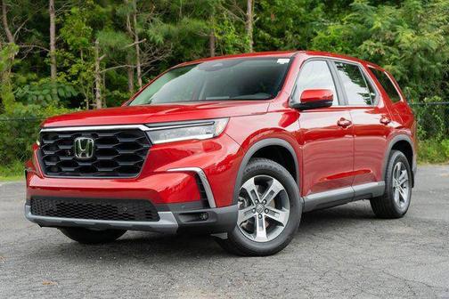 Radiant Red Metallic II 2025 Honda Pilot EX-L