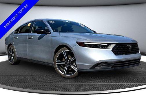 Solar Silver Metallic 2024 Honda Accord Hybrid Sport