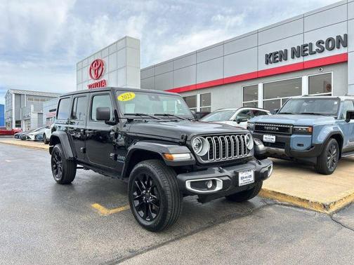 Black Clearcoat 2025 Jeep Wrangler 4xe Sahara