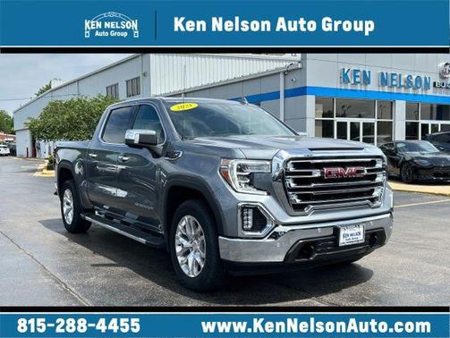 Satin Steel Metallic 2021 GMC Sierra 1500 SLT