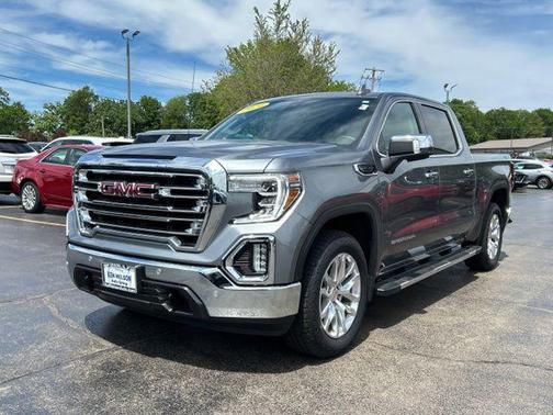 Satin Steel Metallic 2021 GMC Sierra 1500 SLT