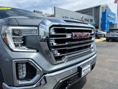 Satin Steel Metallic 2021 GMC Sierra 1500 SLT