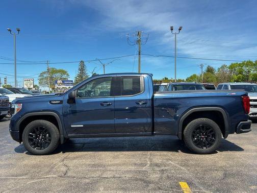 Pacific Blue Metallic 2021 GMC Sierra 1500 Elevation