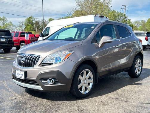 Cocoa Silver Metallic 2014 Buick Encore Leather