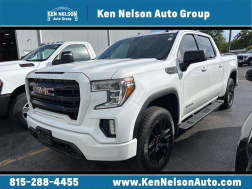 Summit White 2021 GMC Sierra 1500 Elevation