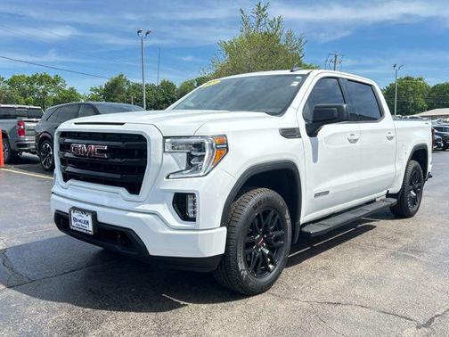 Summit White 2021 GMC Sierra 1500 Elevation
