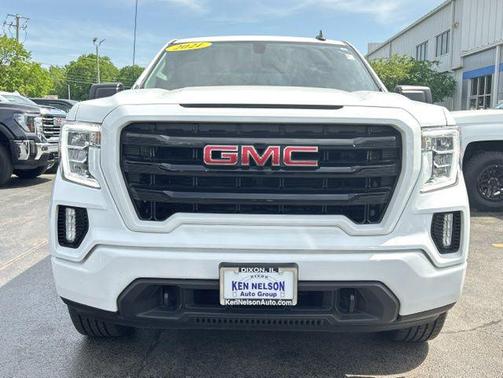 Summit White 2021 GMC Sierra 1500 Elevation