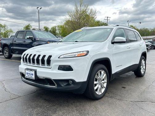 Bright White Clearcoat 2015 Jeep Cherokee Limited