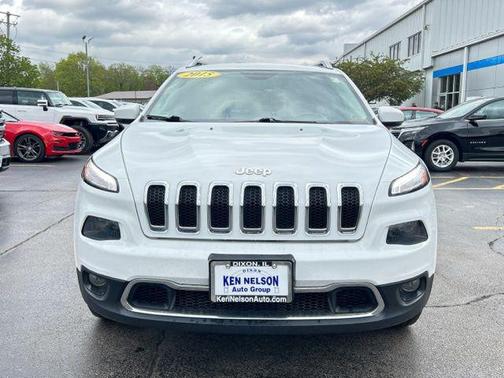 Bright White Clearcoat 2015 Jeep Cherokee Limited