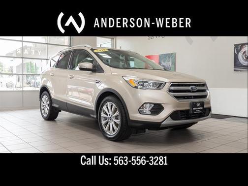 White Gold 2017 Ford Escape Titanium
