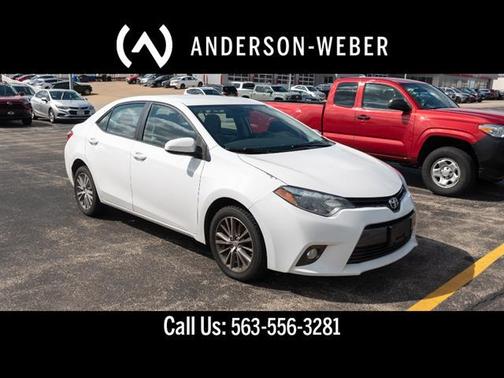 Super White 2015 Toyota Corolla LE Plus