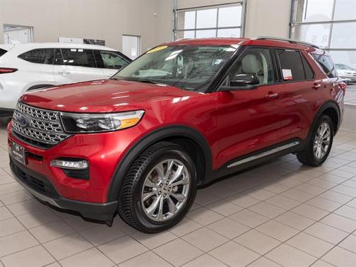 Rapid Red Metallic Tinted Clearcoat 2021 Ford Explorer Limited