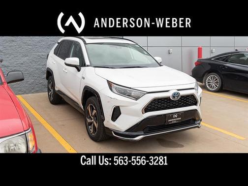 Super White 2021 Toyota RAV4 Prime SE
