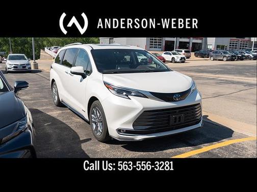 Blizzard Pearl 2021 Toyota Sienna Platinum