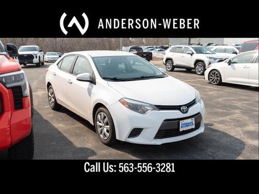 Super White 2016 Toyota Corolla LE