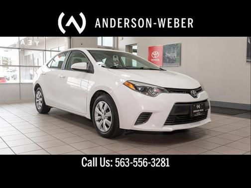 Super White 2016 Toyota Corolla LE