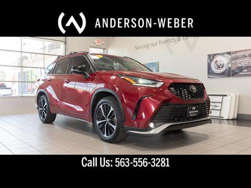 Ruby Flare Pearl 2022 Toyota Highlander XSE