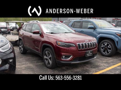 Velvet Red Pearlcoat 2019 Jeep Cherokee Limited