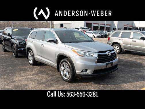 Silver Sky Metallic 2016 Toyota Highlander Limited
