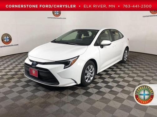 White 2023 Toyota Corolla Hybrid LE